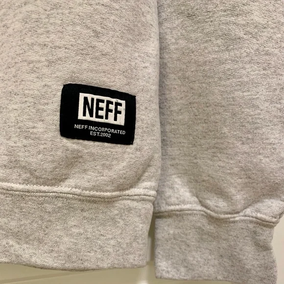 Neff Disney Collection Gray Floral Mickey Mouse Sweatshirt - Size Small - Picture 2 of 5